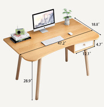 Load image into Gallery viewer, Nordic Maple Bedroom Student Study Notebook Desk Office Furniture