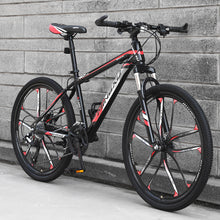 Load image into Gallery viewer, 21/24 Speed 24/26 Inch Folding Ten-Knife Wheel Adult Mountain Bike
