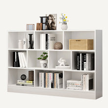 Load image into Gallery viewer, Wooden 3-Tier Freestanding Bookcase Storage Open Display Shelf

