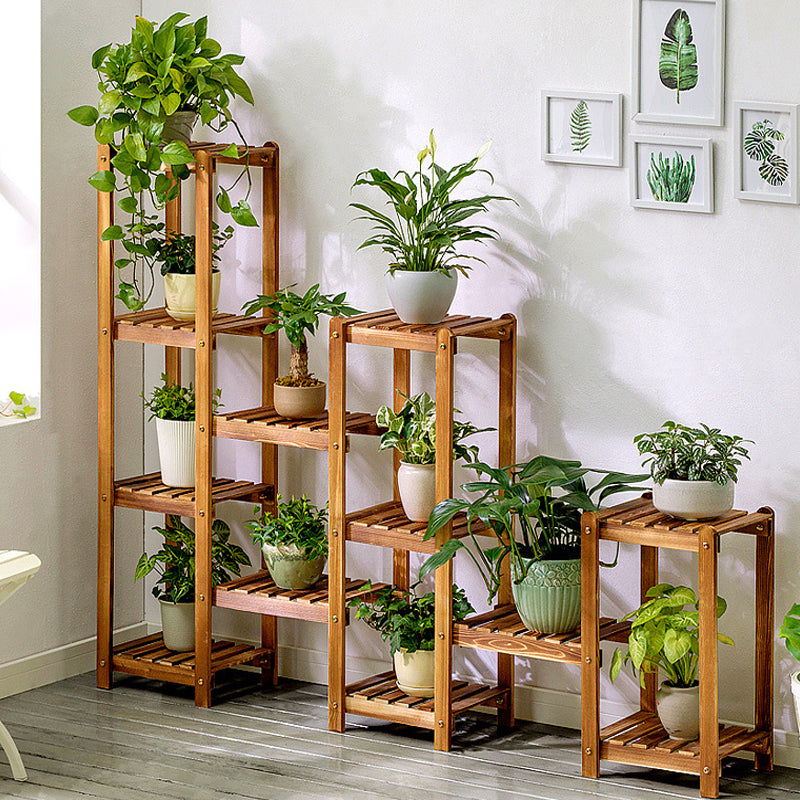 63 Inch Indoor And Outdoor Pine Combination decoration Plant Stand